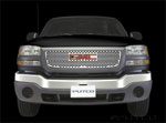 Putco 84138 | 03-06 GMC Sierra LD/HD - w/ Logo CutOut - Does not Fit Denali Punch Stainless Steel Grilles; 2003-2006 Alternate Image 1