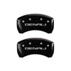 MGP 34212SDNLBK | 4 Caliper Covers Engraved Front & Rear Denali Black Finish Silver Char 2019 GMC Arcadia; 2017-2020 Alternate Image 6