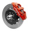 Wilwood 14016910r | 55-57 Chevy Bel Air Aerolite 6R Kit, 5 x 4.50in/4.75in Hub - 14.00 Slotted Rotor - Red; 1955-1957 Alternate Image 1