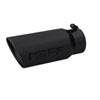 MBRP t5051blk | Universal Tip 5 O.D. Angled Rolled End 4 inlet 12 length - Black Finish Alternate Image 3