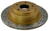 DBA 4657xs | 01-04 Outback 2.5L/3.0 H6 Rear Drilled & Slotted 4000 Series Rotor; 2001-2004 Alternate Image 1