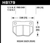 Hawk Performance HB179B.630 | Hawk 2/1989-1996 Nissan 300ZX Base (Excl. Turbo) HPS 5.0 Rear Brake Pads; 1989-1996 Alternate Image 2