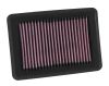 K&N Engineering 335027 | K&N Replacement Panel Air Filter for 2015 Honda Fit 1.5L L4; 2015-2015 Alternate Image 3