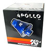 K&N Engineering rc5052ab | K&N Universal Apollo Black Cold Air Intake - 70mm OD FLG PP Alternate Image 5