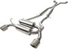 aFe 49-36103-p | Takeda 2-1/2in 304SS Cat-Back Exhaust Infiniti G37 08-13/Q60 14-15 V6-3.7 w/ Polished Tips; 2008-2015 Alternate Image 4