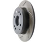 Stoptech 126.40041SR | StopTech Acura CL Sport Slotted Brake Rotor, Rear Right; 1998-1999 Alternate Image 2