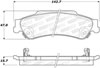 Stoptech 305.07290 | StopTech Street Select Brake Pads Oldsmobile Bravada, Rear; 1997-2001 Alternate Image 1