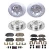 PowerStop k8686 | Power Stop 20-22 Hyundai Venue Front & Rear Z23 Evolution Brake Kit Alternate Image 1