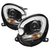 SPYDER 5083449 | Spyder Mini Cooper Countryman Projector Headlights - Halogen Model Only - LBDRL - Black - (PRO-YD-MCO11-DRL-BK); 2011-2015 Alternate Image 2