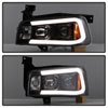 SPYDER 5085245 | Spyder Dodge Charger 06-10 Projector Headlights - LED Light Bar - Black PRO-YD-DCH05V2-LB-BK; 2006-2010 Alternate Image 7