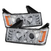 SPYDER 5074157 | Spyder Chevy Colorado Projector Headlights - Halogen Model Only- LED Halo - Chrome - (PRO-YD-CCO04-HL-C); 2004-2012 Alternate Image 1