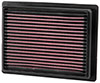 K&N Engineering 335002 | K&N 13-14 Ford Escape 2.5L L4 F/I - Replacement Air Filter; 2013-2014 Alternate Image 1