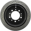 Stoptech 128.44157L | StopTech Toyota Sequoia Sport Cross Drilled Brake Rotor, Rear Left; 2008-2016 Alternate Image 6