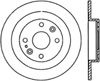 Stoptech 126.45041CSR | StopTech Ford Escort Sport Slotted Cryo Brake Rotor, Rear Right; 1991-2003 Alternate Image 1