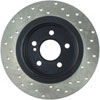 Stoptech 128.35112R | StopTech Mercedes-Benz C250 Sport Cryo Cross Drilled Rotor, Rear Right; 2010-2016 Alternate Image 5