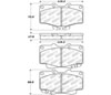 Stoptech 308.04360 | StopTech Street Brake Pads Toyota Hilux, Front; 2004-2009 Alternate Image 1