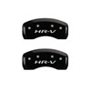 MGP 20217SHRVBK | 4 Caliper Covers Engraved Front Honda Engraved Rear HR-V Black finish silver ch; 2016-2021 Alternate Image 2