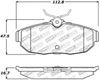 Stoptech 309.10820 | StopTech Sport Brake Pads Ford Mustang, Rear; 2005-2010 Alternate Image 2