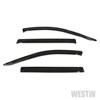 Westin 72-69478 | 2013-2018 Nissan Pathfinder Wade Slim Wind Deflector 4pc - Smoke; 2013-2018 Alternate Image 1