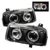 SPYDER 5012197 | Spyder Volkswagen Jetta III Halo Projector Headlights - Black - (PRO-YD-VJ93-HL-BK); 1993-1998 Alternate Image 2