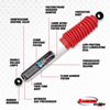 Rancho rs55185 | 91-03 Ford Explorer Rear RS5000X Shock; 1991-2003 Alternate Image 1