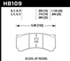 Hawk Performance HB109G.980 | Hawk AP Racing Alcon DTC-60 Race Brake Pads Alternate Image 2