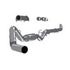 MBRP s6004p | 01-07 Chev/GMC 2500/3500 Duramax EC/CC Downpipe Back P Series Exhaust 4in. Single Side AL; 2001-2007 Alternate Image 2