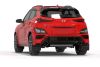 Rally Armor mf83urblkrd | 2022 Hyundai Kona N Black UR Mud Flap w/ Red Logo; 2022-2022 Alternate Image 1