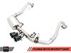 AWE Tuning 3025-32020 | Porsche 718 Cayman 2.0L Turbo SwitchPath Exhaust (PSE Only) - Chrome Silver Tips; 2017-2017 Alternate Image 2