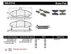 Stoptech 309.07310 | StopTech Sport Brake Pads Cadillac XLR, Front; 2004-2009 Alternate Image 1