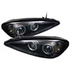 SPYDER 5011640 | Spyder Pontiac Grand AM Halo LED ( Replaceable LEDs ) Projector Headlights - Black - (PRO-YD-PGAM99-HL-BK); 1999-2005 Alternate Image 2