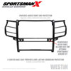 Westin 40-33995 | 2020 Chevy Silverado 2500/3500 Sportsman X Grille Guard - Textured Black; 2020-2022 Alternate Image 4