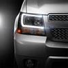 SPYDER 5082565 | Spyder Chevy Avalanche Version 2 Projector Headlights - Light Bar DRL - Black - (PRO-YD-CSUB07V2-DRL-BK); 2007-2014 Alternate Image 4