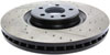 Stoptech 127.33134L | StopTech Audi A7 Quattro Sport Drilled/Slotted Rotor, Front Left; 2011-2018 Alternate Image 3