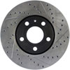 Stoptech 127.33039L | StopTech Audi A4 Sport Drilled/Slotted Rotor, Front Left; 1996-2008 Alternate Image 2