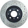 Stoptech 127.40023R | StopTech Honda CRX Sport Drilled/Slotted Rotor, Front Right; 1990-1991 Alternate Image 6