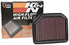 K&N Engineering 333137 | K&N 18-20 Suzuki Jimny II L3-0.7L Replacement Air Filter Alternate Image 3