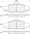 Stoptech 309.07270 | StopTech Sport Brake Pads Pontiac Grand Am, Front; 1999-2005 Alternate Image 1