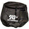 K&N Engineering rc5173dk | K&N Drycharger Round Tapered Black Filter Wrap Alternate Image 2