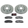 PowerStop k5959 | Power Stop 17-19 Chrysler Pacifica Front Z23 Evolution Sport Brake Kit; 2017-2019 Alternate Image 2