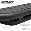 Westin 58-54165 | 2020 Jeep Gladiator Outlaw Nerf Step Bars - Textured Black; 2020-2024 Alternate Image 7