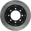 Stoptech 127.66044R | StopTech Chevrolet Suburban 2500 Sport Drilled/Slotted Rotor, Rear Right; 2000-2013 Alternate Image 7