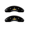 MGP 12203SSNPYL | 4 Caliper Covers Engraved Front Viper Rear Snake Yellow Finish Black Char 2002 Dodge Viper; 2001-2002 Alternate Image 2