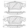 Stoptech 308.12870 | StopTech Street Brake Pads Infiniti Q60 330mm Front & Rear Disc, Front; 2014-2016 Alternate Image 1