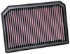 K&N Engineering 333133 | K&N 2019 Mercedes Benz A250 L4 2.0L F/I Replacement Air Filter; 2019-2019 Alternate Image 1