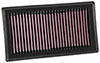 K&N Engineering 335060 | K&N 2017 Subaru BRZ H4-2.0L F/I Replacement Drop In Air Filter; 2017-2017 Alternate Image 3