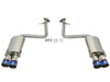 aFe 49-36037-L | Takeda 16-17 Lexus RC 200T 2.0L (t) 2in. SS Axle-Back Exhaust System w/Polished Blue Tips; 2016-2017 Alternate Image 2