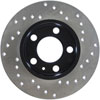 Stoptech 128.33057R | StopTech Volkswagen Jetta Sport Cryo Cross Drilled Rotor, Rear Right; 1998-2015 Alternate Image 3