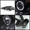 SPYDER 5073303 | Spyder Scion TC Projector Headlights - LED Halo -Replaceable LEDs - Black - High H1 (Included) - Low (Included) - (PRO-YD-TTC08-HL-BK); 2008-2010 Alternate Image 4