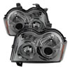 SPYDER 5011114 | Spyder Jeep Grand Cherokee Halo LED ( Replaceable LEDs ) Projector Headlights - Smoke - (PRO-YD-JGC05-HL-SMC); 2005-2007 Alternate Image 2